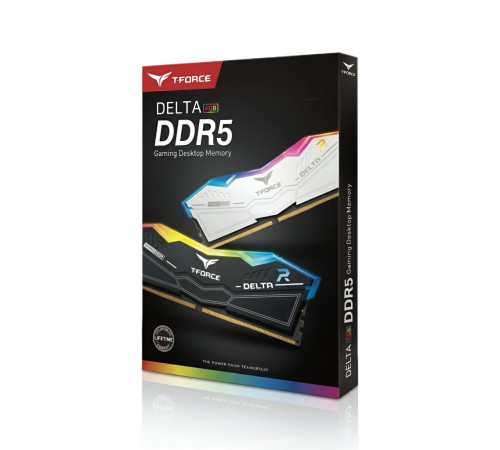 ОЗУ DDR5 | 64 GB (2x32) | TeamGroup T-Force Delta RGB ◇ белый | CL40 ◇ 6000 MHz