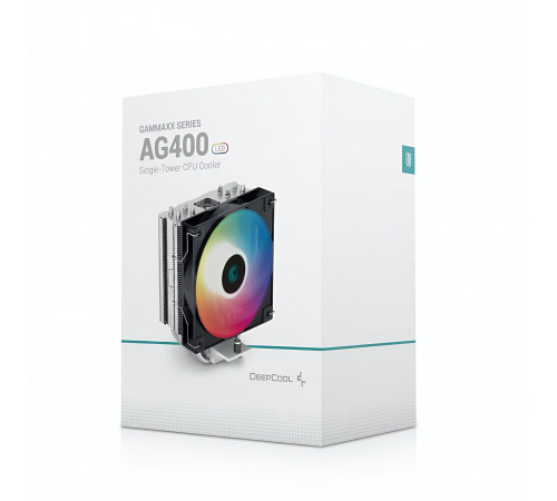 Кулер для процессора | Deepcool AG400 LED | 4 трубки | 220 Вт