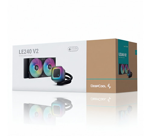 Жидкостное охлаждение Deepcool LE240 V2 ARGB (СЖО) для процессора