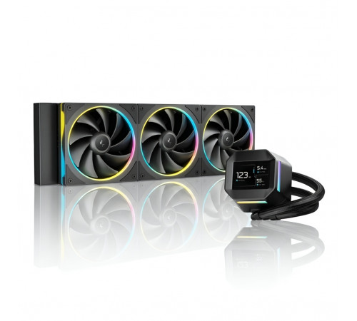 Жидкостное охлаждение Deepcool LM360 ARGB с дисплеем (СЖО) для процессора