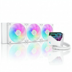 Жидкостное охлаждение Deepcool LT360 WH ARGB (СЖО) для процессора