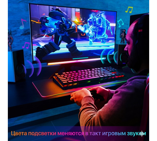 Светодиодная игровая RGB панель для мониторов