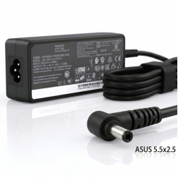 Зарядное устройство (БП) для ноутбуков ASUS 5.5x2.5 (19V -- 3.42A) дубликат