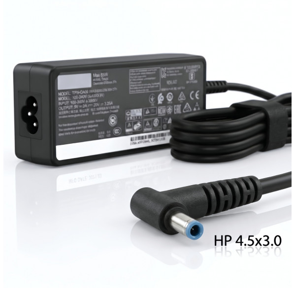 Зарядное устройство (БП) для ноутбуков HP 4.5x3.0 (19.5V -- 3.33A) дубликат