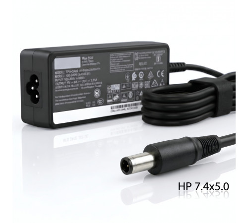 Зарядное устройство (БП) для ноутбуков HP 7.4x5.0 (19V -- 4.74A) дубликат