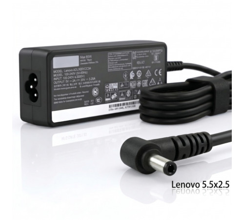 Зарядное устройство (БП) для ноутбуков Lenovo 5.5x2.5 (19V -- 4.74A) дубликат