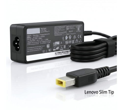 Зарядное устройство (БП) для ноутбуков Lenovo Slim Tip (20V -- 3.25A) дубликат