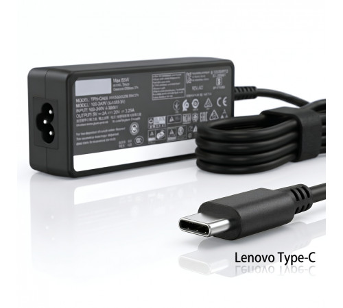 Зарядное устройство (БП) для ноутбуков Lenovo Type-С (65W) дубликат