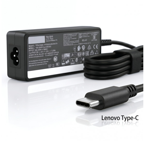 Зарядное устройство (БП) для ноутбуков Lenovo Type-С (65W) дубликат
