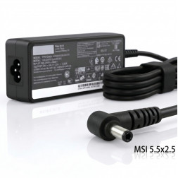 Зарядное устройство (БП) для ноутбуков MSI 5.5x2.5 (19V -- 3.42A) дубликат