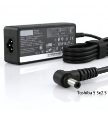 Зарядное устройство (БП) для ноутбуков Toshiba 5.5x2.5 (19V -- 3.42A) дубликат