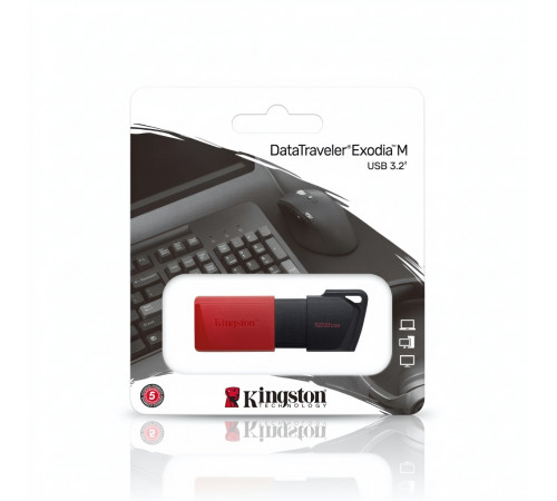 Внешний FLASH накопитель  64 GB Kingston Exodia M