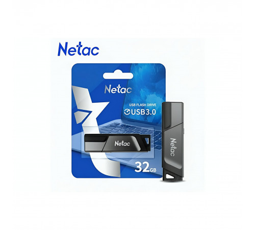 Внешний FLASH накопитель  32 GB Netac, USB 3.0 (c аппаратной защитой от записи)