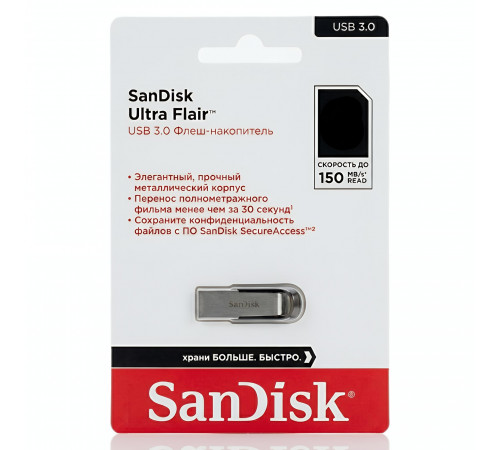 Внешний FLASH накопитель  64 GB SanDisk Ultra Flair | USB 3.0
