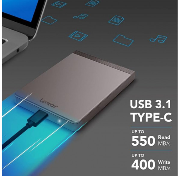 Внешний SSD накопитель  512GB Lexar SL200