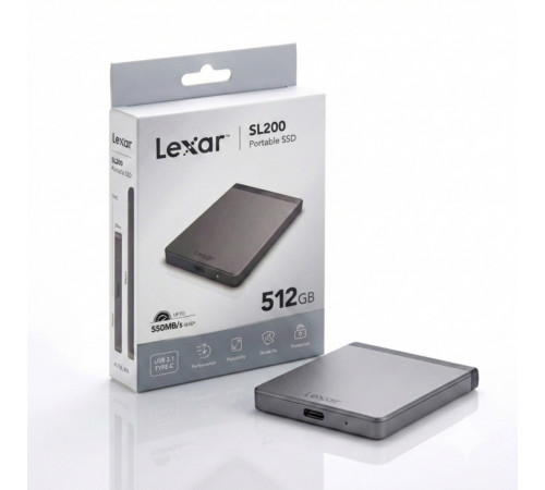 Внешний SSD накопитель  512 GB Lexar SL200