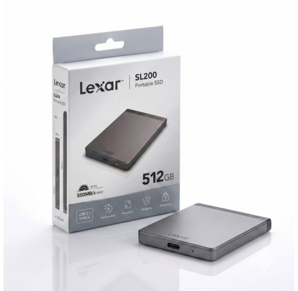 Внешний SSD накопитель  512GB Lexar SL200