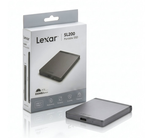 Портативный SSD |  512 GB | Lexar SL200