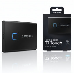 Внешний SSD накопитель 1 TB Samsung T7 Touch (сканер отпечатка)