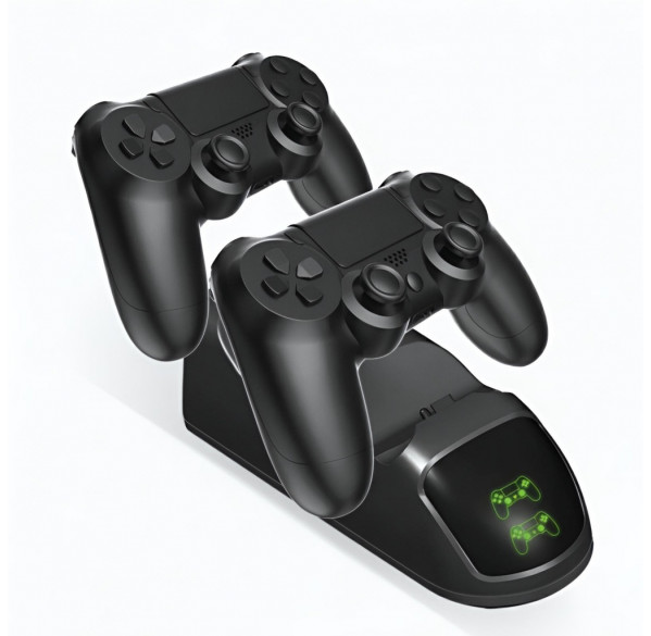Зарядная док-станция DOBE v2 с дисплеем для геймпадов PS4