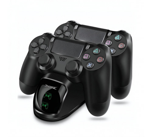 Зарядная док-станция для геймпадов PS4 DOBE v2 с дисплеем 