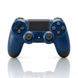 Геймпад DUALSHOCK 4 тёмно-синий (ПК, PS4, Android, iOS) джойстик беспроводной