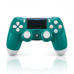 Геймпад DOBLESHOCK 4 альпийский зеленый (ПК, PS4, Android, iOS) беспроводной контроллер