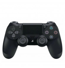 Геймпад Double-Motor Vibration 4 Wireless Controller, чёрный (ПК, PS4, Android, iOS) беспроводной контроллер (джойстик)