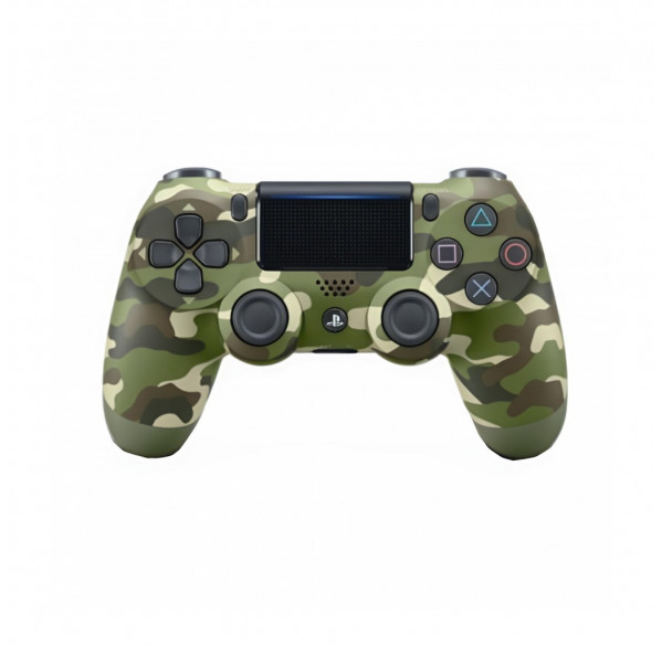 Геймпад джойстик беспроводной DUALSHOCK 4 зеленый камуфляж (ПК, PS4, Android, iOS)