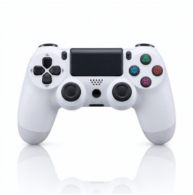 Геймпад PS4 белый + USB-приёмник (ПК, PS4, Android, iOS) беспроводной контроллер
