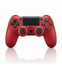 Геймпад PS4 красный + USB-приёмник (ПК, PS4, Android, iOS) беспроводной контроллер