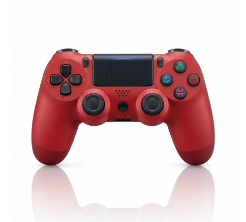 Геймпад PS4 красный + USB-приёмник (ПК, PS4, Android, iOS) беспроводной контроллер