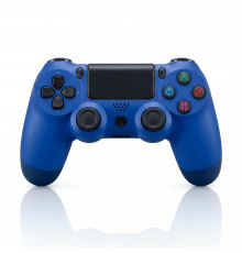 Геймпад PS4 синий + USB-приёмник (ПК, PS4, Android, iOS) беспроводной контроллер
