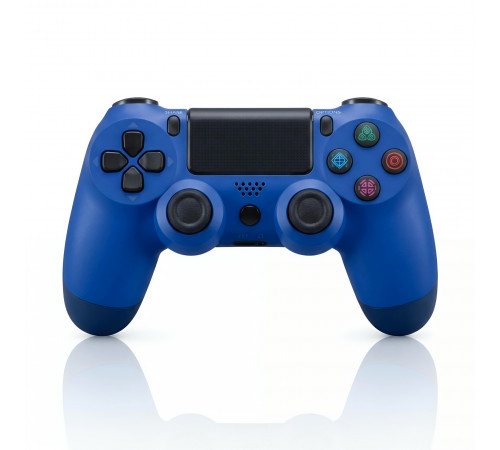 Геймпад PS4 синий + USB-приёмник (ПК, PS4, Android, iOS) беспроводной контроллер