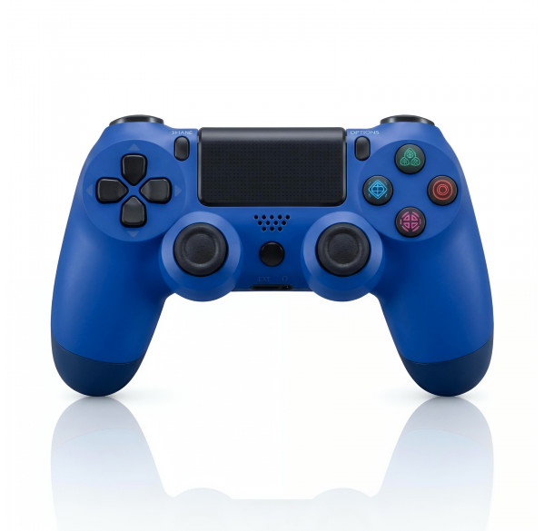 Геймпад PS4 синий + USB-приёмник (ПК, PS4, Android, iOS) беспроводной контроллер