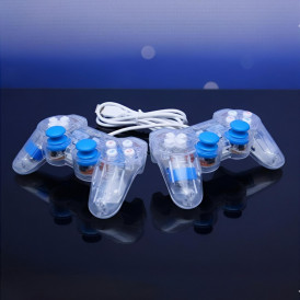 Геймпад джойстик 2 шт. комплект U-COM Double Shock Прозрачный