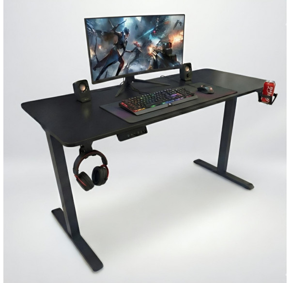 Стол компьютерный с подъёмным электрическим механизмом, 140x60 см