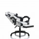 Кресло игровое Racer Mustang (белый с чёрными вставками)