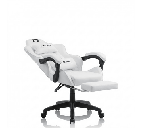 Кресло игровое Racer Mustang (белый)