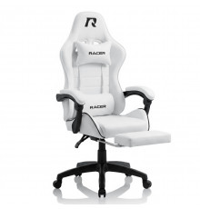 Кресло игровое Racer Mustang (белый)