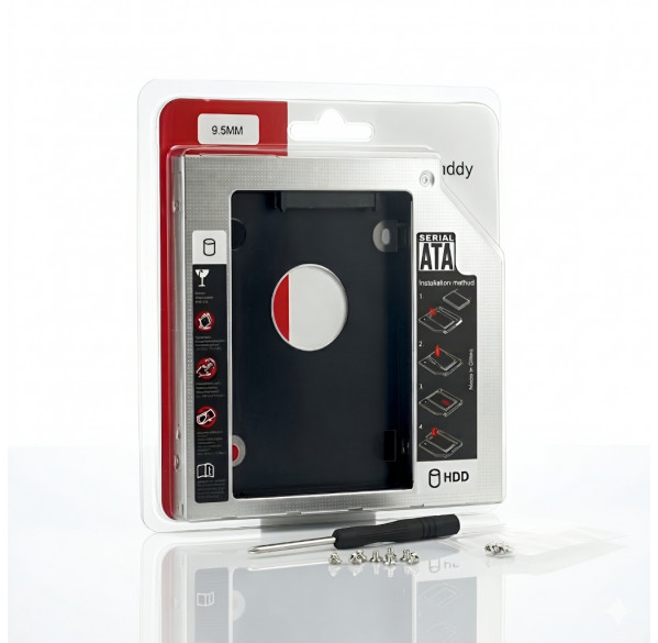 Адаптер для накопителей ноутбука 9.5 мм