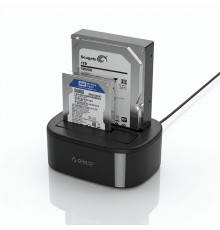 Док-станция Orico (2-х слотовая) для HDD/SSD накопителей