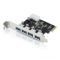 Карта расширения PCIe контроллер на 4 × USB 3.0