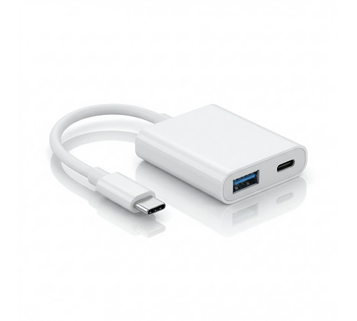 Многопортовый хаб Type-C | 2 в 1 | USB 3.0 + Type-C | SGL P24
