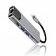 Многопортовый хаб Type-C | 5 в 1 | HDMI + LAN + 2×USB 3.0 + Type-C (PD) | SGL P50