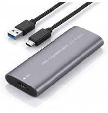 Внешний корпус адаптер SHL-R320 для SSD M.2 NVMe, USB 3.1