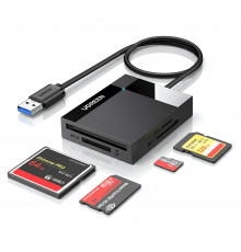 Адаптер-картридер USB 3.0 | 4-в-1 SD/TF/CF/MS | UGREEN СR125 | 50 см