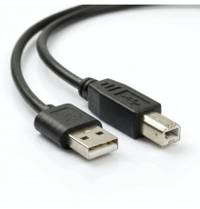 Кабель с USB на Type-B для принтера, 1,5м.