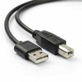 Кабель с USB на Type-B для принтера, 1,5м.