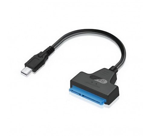 Переходник адаптер с Type-C на SATA HDD/SSD 2.5", USB 3.0